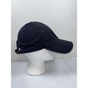 Lululemon Hat‎ Cap Black Women's Running Exercise Adjustable Strap Lightweight